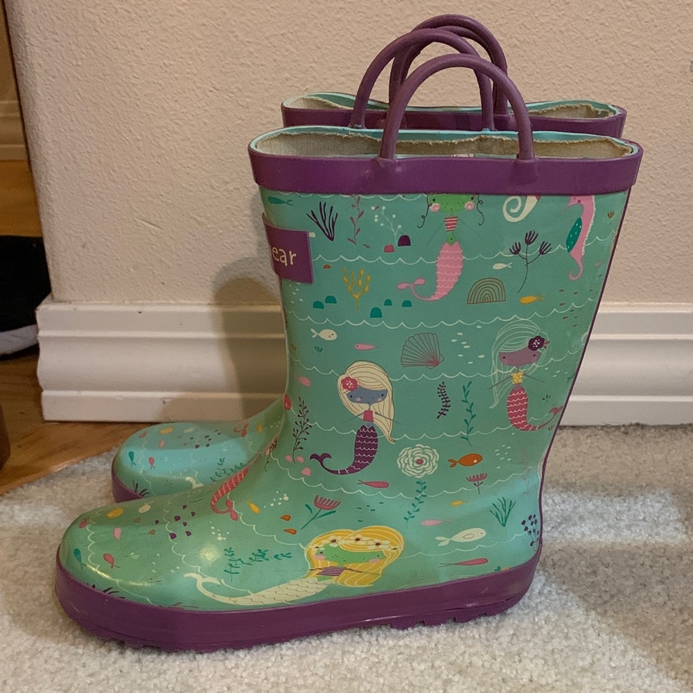 Oakiwear Kids' Mermaid Rain Boots
